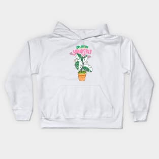 Beleaf in Yourself Monstera Kids Hoodie